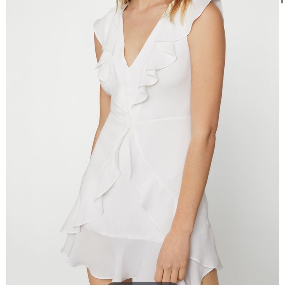 BCBG Tyrah Sleeveless Ruffle Dress